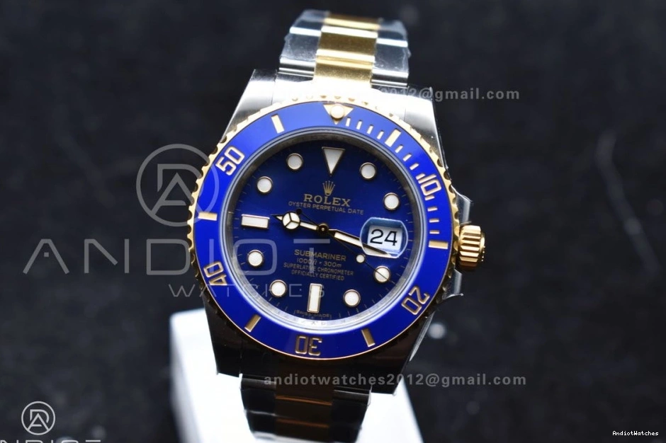 1132 Blue 904L YG Blue Dial VSF Submariner VS 1:1 Edition 116613LB Best Steel Seasonal Ceramic 0918